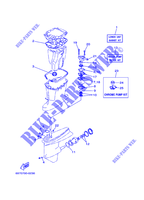 KIT DE REPARAÇÃO 2 para Yamaha E55C Enduro, Manual Starter, Tiller Handle, Manual Tilt, Pre-Mixing 2007