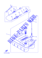 DEPÓSITO para Yamaha E55C Enduro, Manual Starter, Tiller Handle, Manual Tilt, Pre-Mixing, Shaft 20