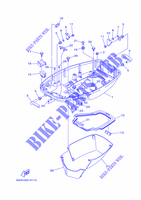 CARENAGEM INFERIOR para Yamaha E60H Manual Starter, Tiller Handle, Hydro Trim & Tilt, Pre-Mixing, Shaft 20