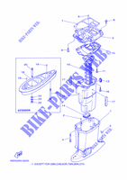 CARTER SUPERIOR para Yamaha E60H Manual & Electric Steering, Hydro Trim & Tilt, Pre-Mixing,Shaft 20