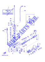 CARTER INFERIOR E TRANSMISSAO para Yamaha 5C 2Stroke, Manual Starter, Tiller Handle, Manual Tilt, Pre-Mixing 2008