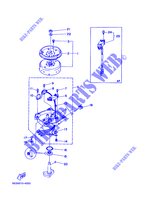 GERADOR para Yamaha 5C 2 Stroke, Manual Starter, Tiller Handle, Manual Tilt, Pre-Mixing 2007