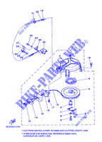 PEDAIS DE ARRANQUE para Yamaha 5C Manual Starter, Tiller Handle, Manual Tilt, Pre-Mixing, Shaft 20