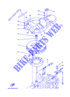 GERADOR para Yamaha F40B Manual Starter, Tiller Handle, Hydro Trim & Tilt, Shaft 15