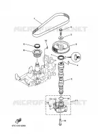 BOMBA DE ÓLEO para Yamaha F40B Manual Starter, Tiller Handle, Hydro Trim & Tilt, Shaft 15