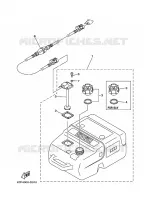 DEPÓSITO para Yamaha F40B Manual Starter, Tiller Handle, Hydro Trim & Tilt, Shaft 15