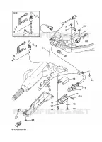 PEÇAS ELÉCTRICAS 4 para Yamaha F40B Manual Starter, Tiller Handle, Hydro Trim & Tilt, Shaft 15