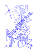 OIL PAN para Yamaha F40B Manual Starter, Tiller Handle, Hydro Trim & Tilt, Shaft 20