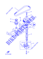 BOMBA DE ÓLEO para Yamaha F40B Manual Starter, Tiller Handle, Hydro Trim & Tilt, Shaft 20