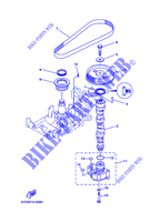 BOMBA DE ÓLEO para Yamaha F40M Manual Start, Manual Tilt, Tiller Handle, Shaft 20