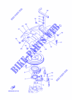 GERADOR para Yamaha F40F Electric Starter, Remote Control, Power Trim & Tilt, Shaft 15