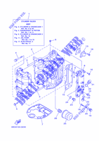 CILINDRO / CARTERS 1 para Yamaha F40F Electric Starter, Tiller Handle, Hydro Trim & Tilt, Shaft 20