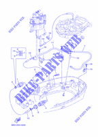 CARENAGEM INFERIOR 2 para Yamaha F40F Electric Starter, Tiller Handle, Hydro Trim & Tilt, Shaft 15