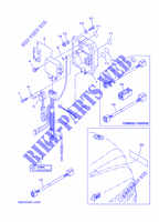 PEÇAS OPCIONAIS para Yamaha F40F Electric Starter, Remote Control, Power Trim & Tilt, Shaft 20