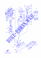 KIT DE REPARAÇÃO 2 para Yamaha F40F Electric Starter, Remote Control, Power Trim & Tilt, Shaft 15