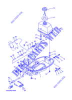 CARENAGEM INFERIOR para Yamaha 5C 2 Stroke, Manual Starter, Tiller Handle, Manual Tilt 1999
