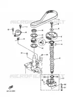 BOMBA DE ÓLEO para Yamaha F50A 4 Stroke 1997