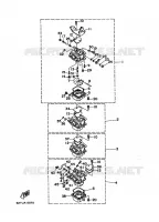 CARBURADOR para Yamaha F50A 4 Stroke 1997