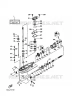 CARTER INFERIOR E TRANSMISSAO para Yamaha F50A 4 Stroke 1997