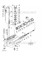 CARTER INFERIOR E TRANSMISSAO para Yamaha F50A 4 Stroke 1997