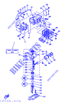 CILINDRO / CARTERS para Yamaha 5C 2 Stroke, Manual Starter, Tiller Handle, Manual Tilt 1995
