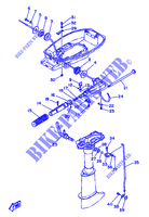 CONTROLE DO ACELERADOR para Yamaha 5C 2 Stroke, Manual Starter, Tiller Handle, Manual Tilt 1995