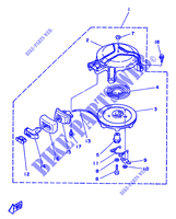 PEDAIS DE ARRANQUE para Yamaha 5C 2 Stroke, Manual Starter, Tiller Handle, Manual Tilt 1995