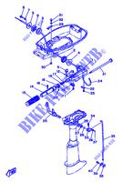 CONTROLE DO ACELERADOR para Yamaha 5C 2 Stroke, Manual Starter, Tiller Handle, Manual Tilt 1994