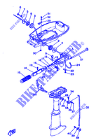 CONTROLE DO ACELERADOR para Yamaha 5C 2 Stroke, Manual Starter, Tiller Handle, Manual Tilt 1993
