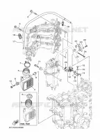 ADMISSÃO 2 para Yamaha F60L Electric Starter, Remote Control, Power Trim & Tilt, Shaft 20
