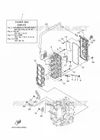 CILINDRO / CARTERS 2 para Yamaha F60L Electric Starter, Remote Control, Power Trim & Tilt, Shaft 20