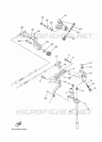 CONTROLE DO ACELERADOR para Yamaha F60L Electric Starter, Remote Control, Power Trim & Tilt, Shaft 20