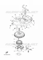 GERADOR para Yamaha F60L Electric Starter, Remote Control, Power Trim & Tilt, Shaft 20