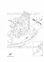 PEÇAS ELÉCTRICAS 5 para Yamaha F60L Electric Starter, Remote Control, Power Trim & Tilt, Shaft 20