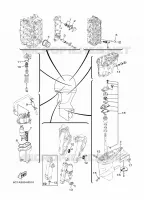 PECAS MANUTENÇÃO para Yamaha F60L Electric Starter, Remote Control, Power Trim & Tilt, Shaft 20
