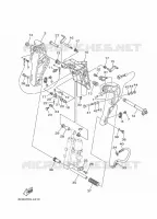 SUPORTE 2 para Yamaha F60L Electric Starter, Remote Control, Power Trim & Tilt, Shaft 20