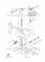 SUPORTE 3 para Yamaha F60L Electric Starter, Remote Control, Power Trim & Tilt, Shaft 20