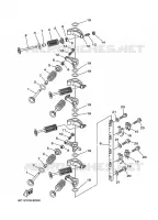 VÁLVULA para Yamaha F60L Electric Starter, Remote Control, Power Trim & Tilt, Shaft 20
