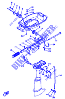 CONTROLE DO ACELERADOR para Yamaha 5C 2 Stroke, Manual Starter, Tiller Handle, Manual Tilt 1992