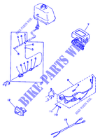PEÇAS OPCIONAIS 1 para Yamaha 5C 2 Stroke, Manual Starter, Tiller Handle, Manual Tilt 1989