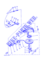 PEDAIS DE ARRANQUE para Yamaha 5C 2 Stroke, Manual Starter, Tiller Handle, Manual Tilt 1999