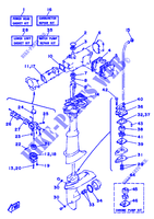 KIT DE REPARAÇÃO  para Yamaha 5C 2 Stroke, Manual Starter, Tiller Handle, Manual Tilt 1996