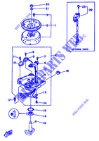 GERADOR para Yamaha 5C 2 Stroke, Manual Starter, Tiller Handle, Manual Tilt 1992