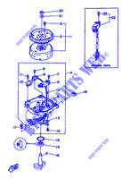 GERADOR para Yamaha 5C 2 Stroke, Manual Starter, Tiller Handle, Manual Tilt 1990