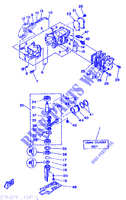 CILINDRO / CARTERS para Yamaha 5C 2 Stroke, Manual Starter, Tiller Handle, Manual Tilt 1988