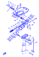 CONTROLE DO ACELERADOR para Yamaha 5C 2 Stroke, Manual Starter, Tiller Handle, Manual Tilt 1988