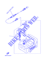 DEPÓSITO para Yamaha 8M Manual Starter, Tiller Handle, Manual Tilt, Shaft 15