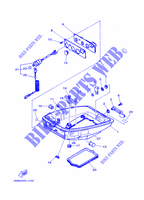 TAMPA INFERIOR para Yamaha 8M Manual Starter, Tiller Handle, Manual Tilt, Shaft 15
