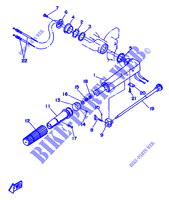 DIRECÇÃO para Yamaha 8C 2 Stroke, Manual Starter, Tiller Handle, Manual Tilt 1996