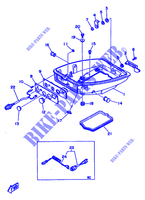 TAMPA INFERIOR para Yamaha 8C 2 Stroke, Manual Starter, Tiller Handle, Manual Tilt 1996